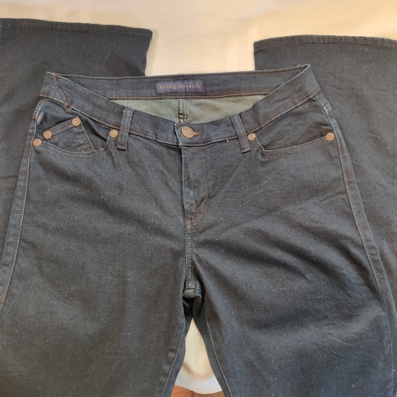 Jeans Rock & Republic  Bootcut Kassandra Denim Sz 14 - Picture 4 of 10